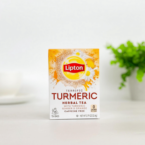 Lipton Terrific Turmeric, Ginger & Orange tea 15 envelopes Tea At Heart
