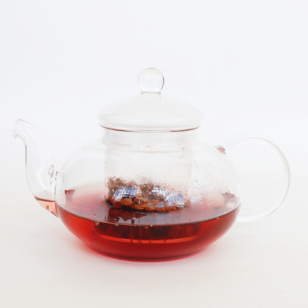 Glass Tea Pot with Glass Infuser Tea At Heart