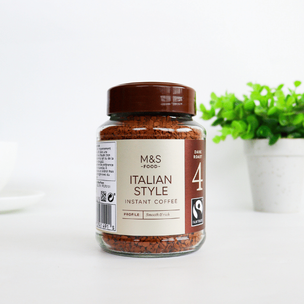 M & S Fairtrade Italian Style Instant Coffee 100g Tea At Heart