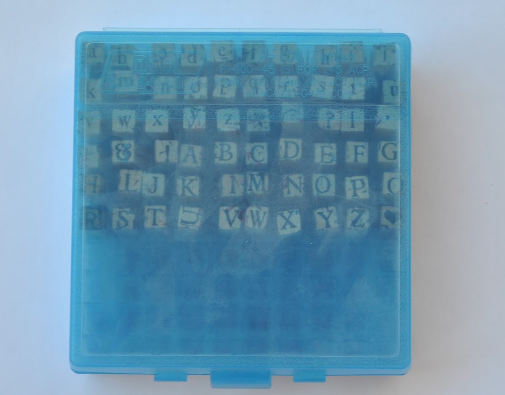 Alphabet Stamp Storage for Centers and Word Work