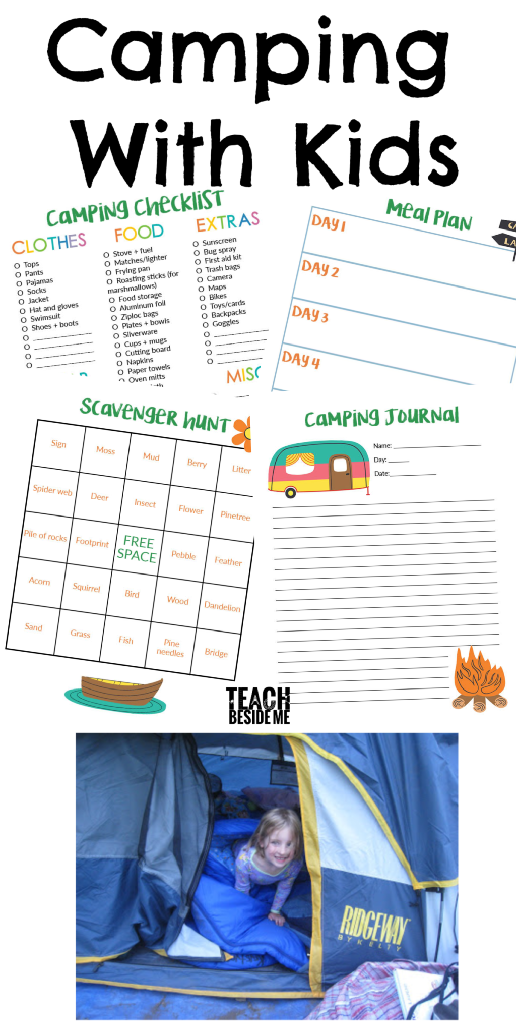 Camping with Kids Checklist Teach Beside Me