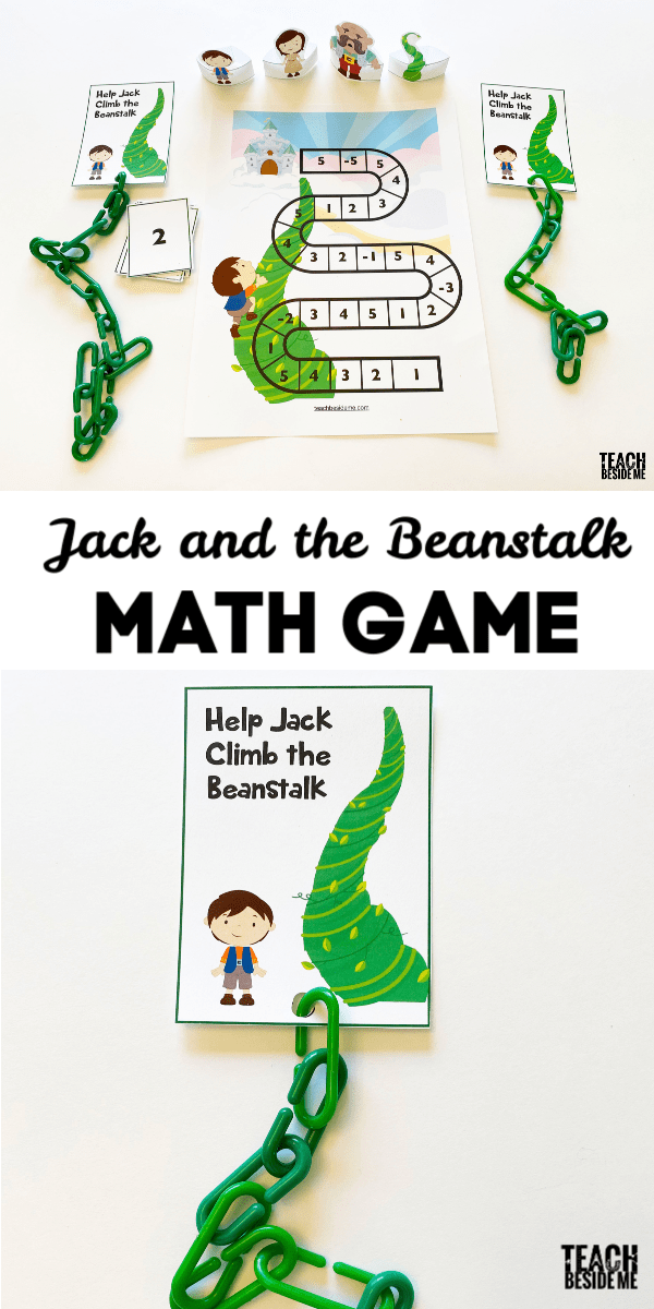 Jack and the Beanstalk Counting Math Game Teach Beside Me