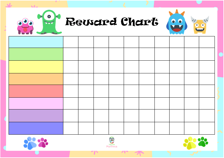 rewardchart Teacher Mariheca