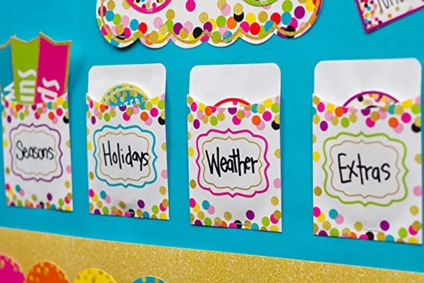 25 Creative Confetti Classroom Decor Ideas Nyla's Crafty Teaching