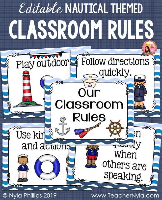 Nautical Classroom Theme Ideas Nyla's Crafty Teaching