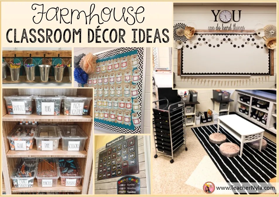25 Beautiful Farmhouse Classroom Theme Ideas Nyla's Crafty Teaching
