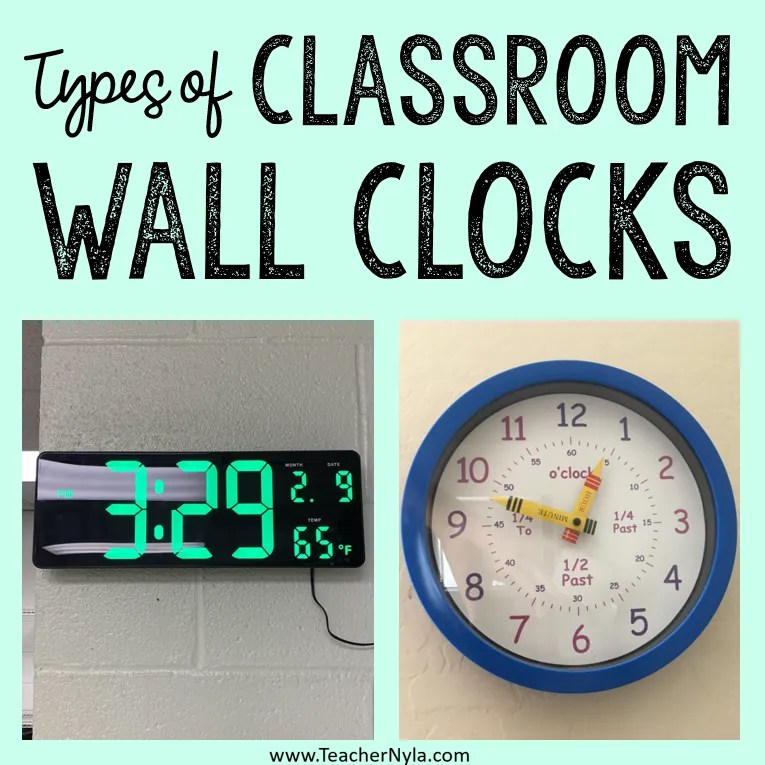 Classroom Clocks Nyla's Crafty Teaching