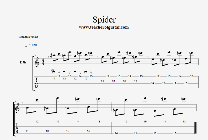 Spider Exercise The Power of Music