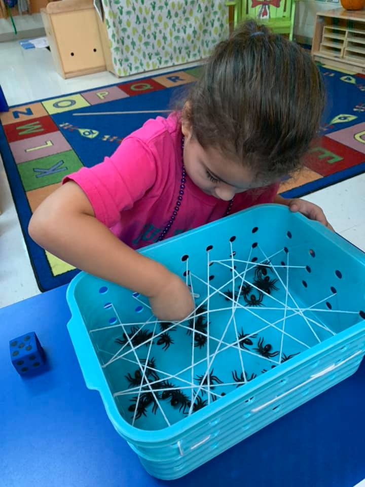 Spider Web Fine Motor Activity