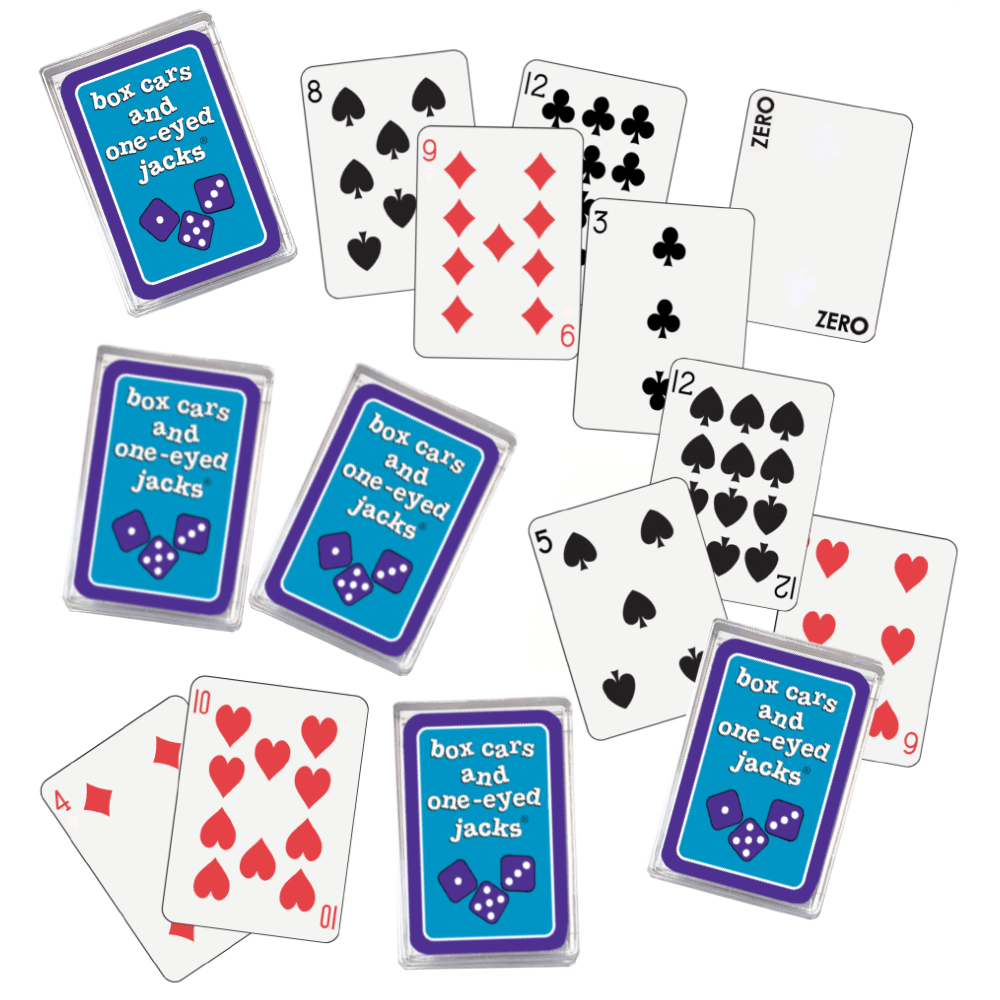 Box Cars And OneEyed Jacks Mini Deck Of Cards The Teacher's Trunk