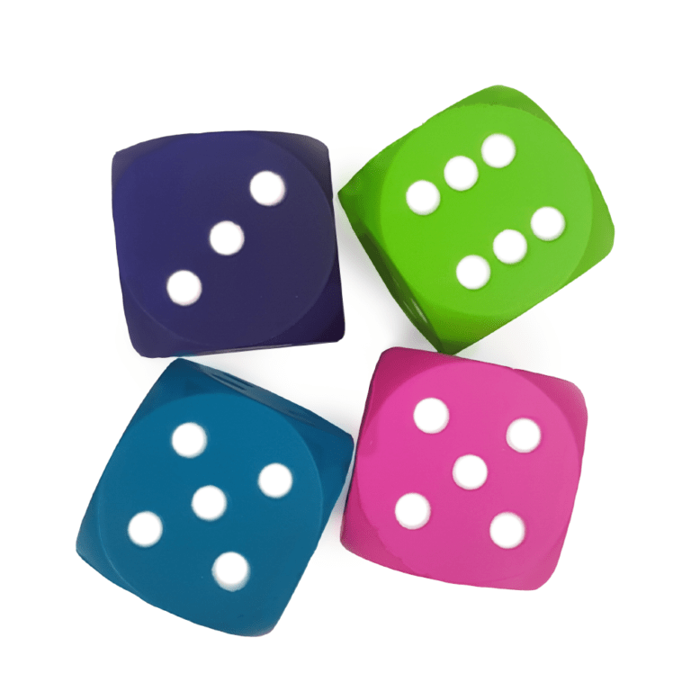 Foam Floor Dice Assorted Colors The Teacher's Trunk