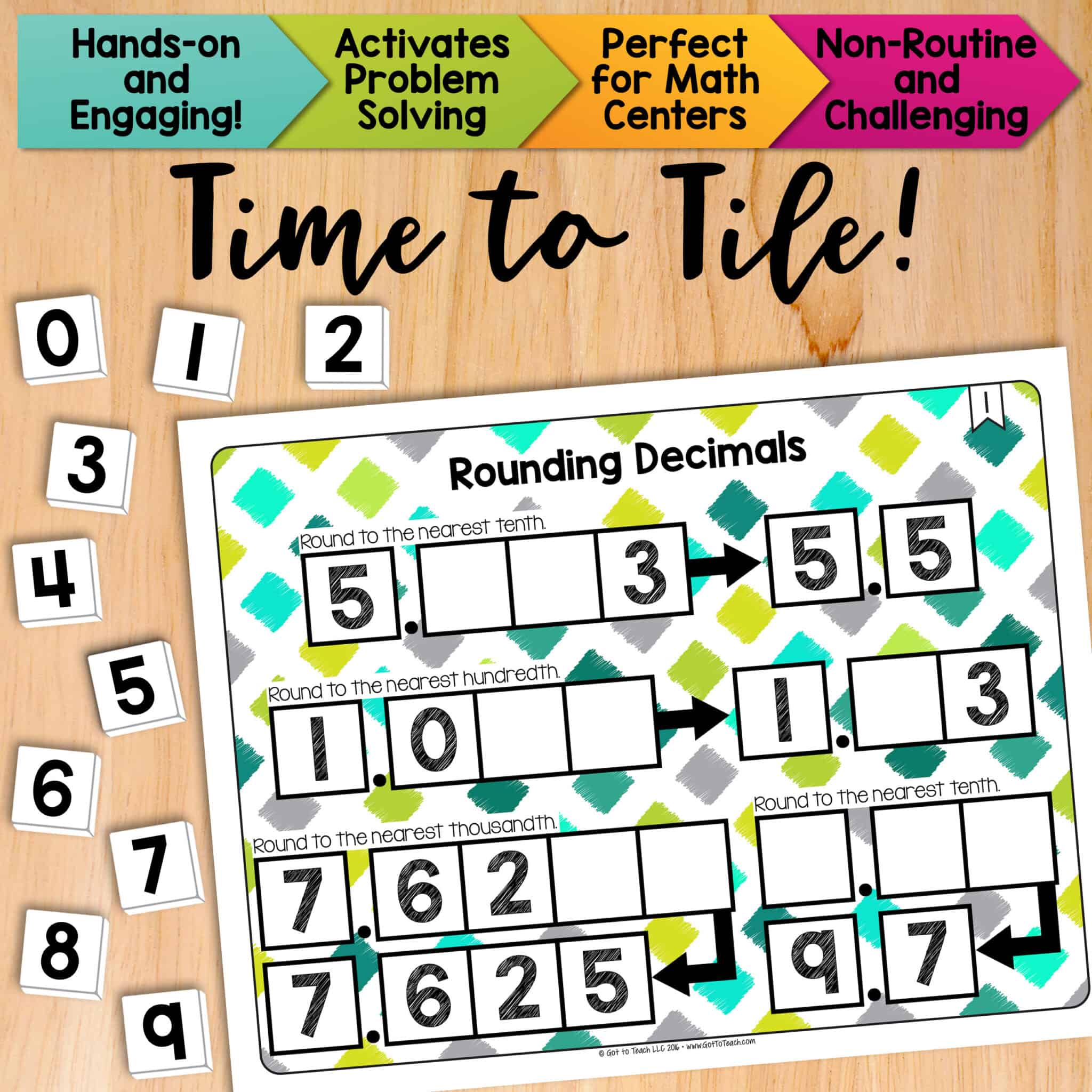 Math Tiles Rounding Decimals ??? Teacher Thrive