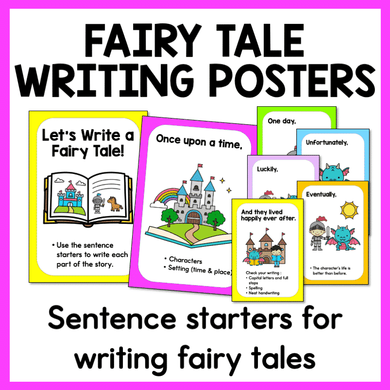 Fairy Tale Writing Posters Fairy Tale Structure — Teachie Tings