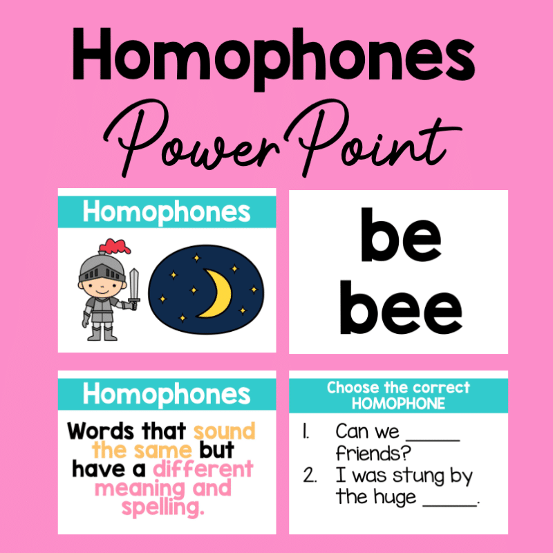 Homophones PowerPoint Teachie Tings