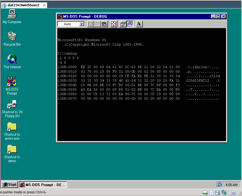 Fenster 95 DiskettenImageDownload/windows 95 floppy image download