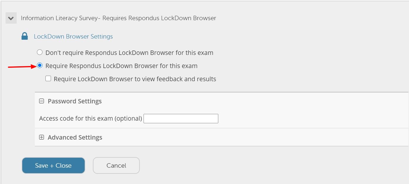 Respondus Lockdown Browser for Instructors Teaching and Learning