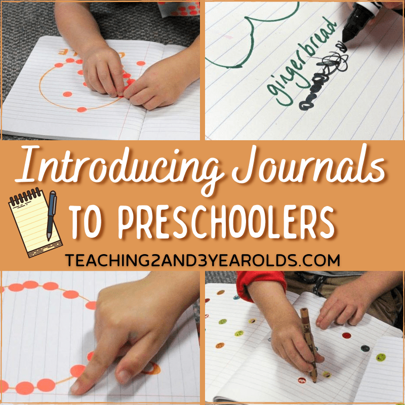 How to Introduce Preschool Journals to 3 Year Olds