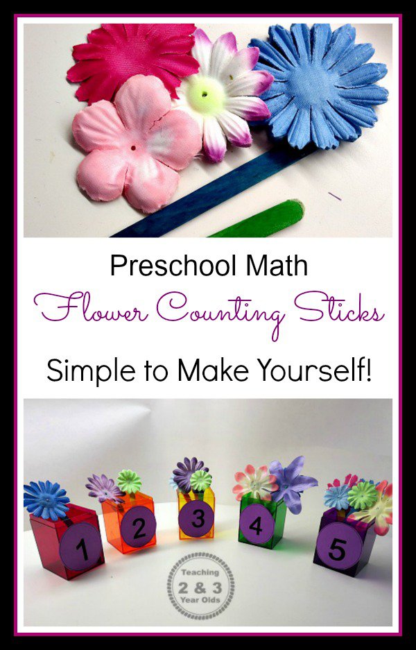 Preschool Counting Activity for Spring