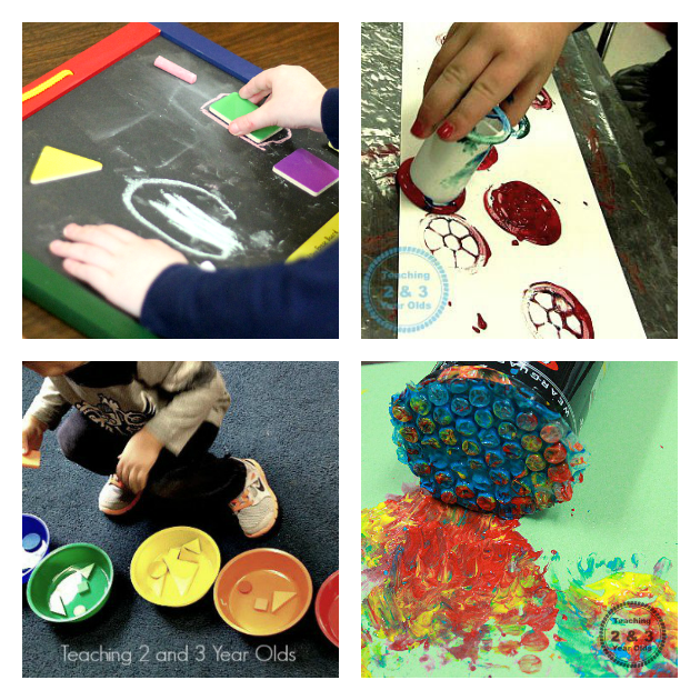 Easy Shape Activities for 2 and 3 Year Olds