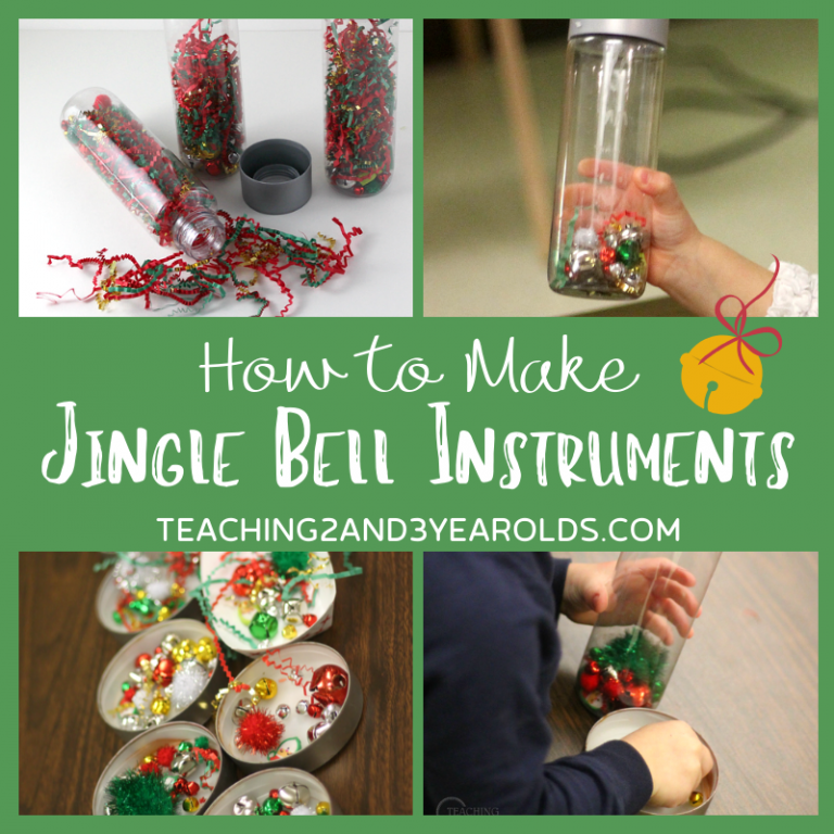 How to Make Jingle Bell Christmas Instruments for a Fun Music Activity