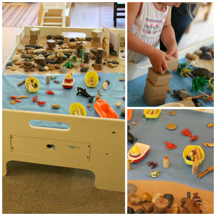 Setting Up the Beach Theme in the Toddler and Preschool Classroom