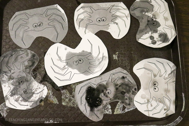 Colorful Spider Web Art Activity