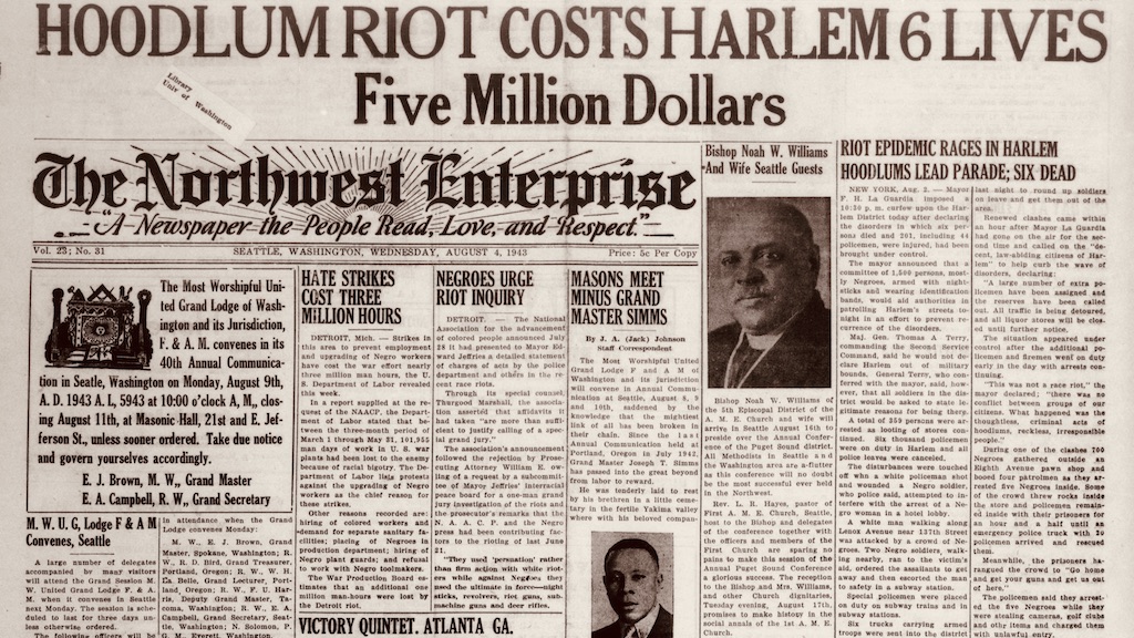 Literary Reactions to the Harlem Riot 80 Years Later Teaching