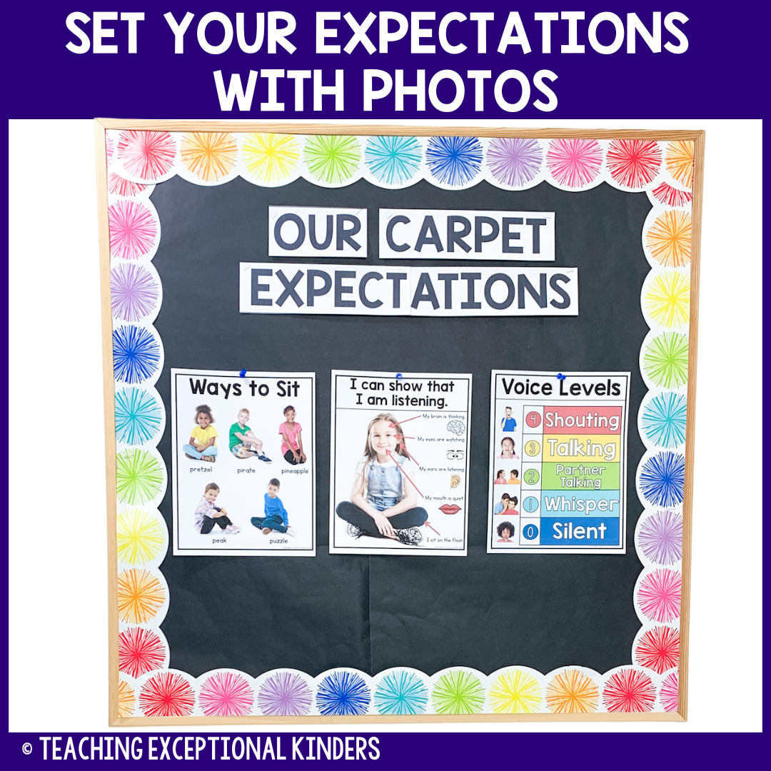Voice Level Charts and Expectations Posters Classroom Expectations