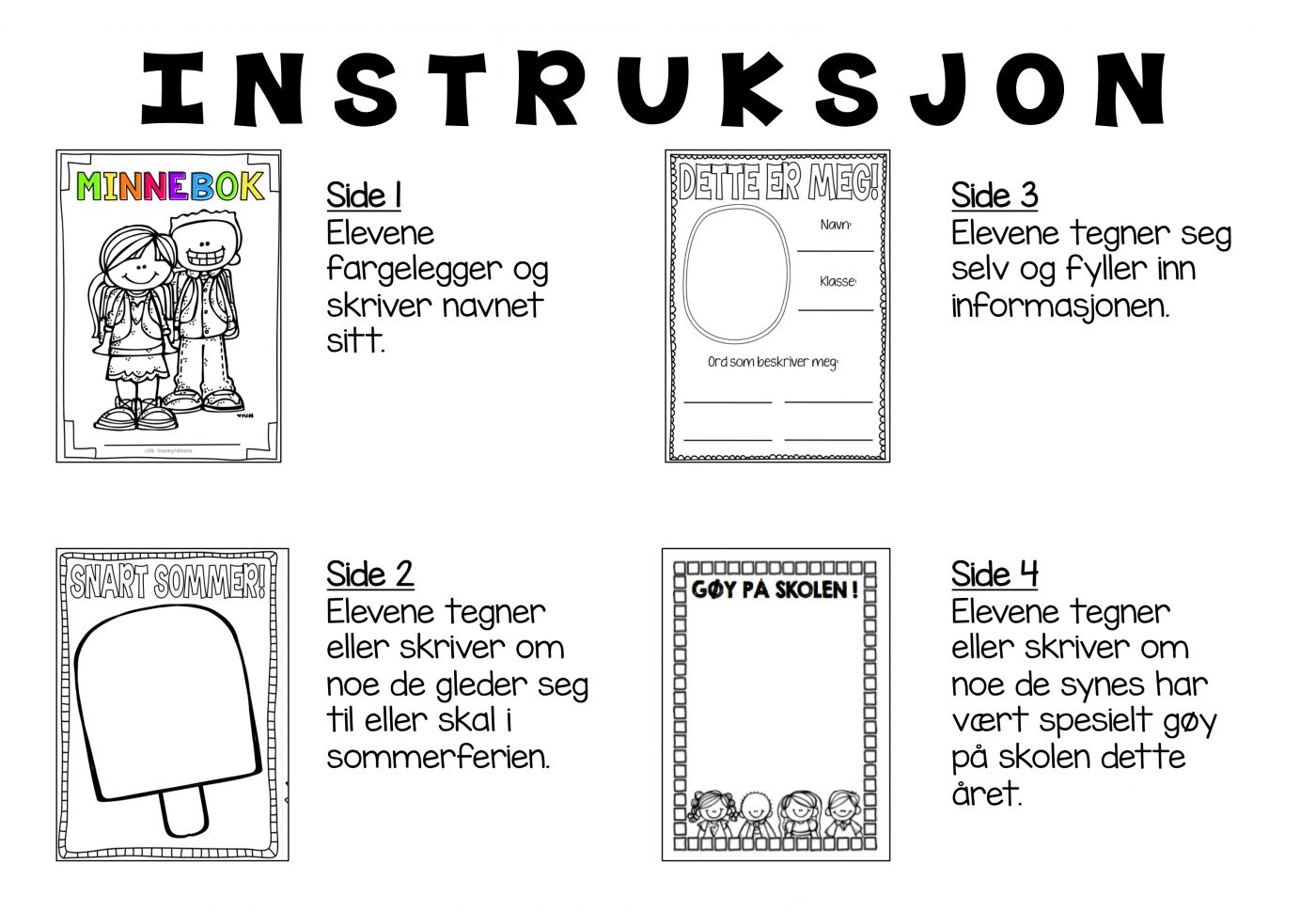 Min Minnesbok Teaching Funtastic