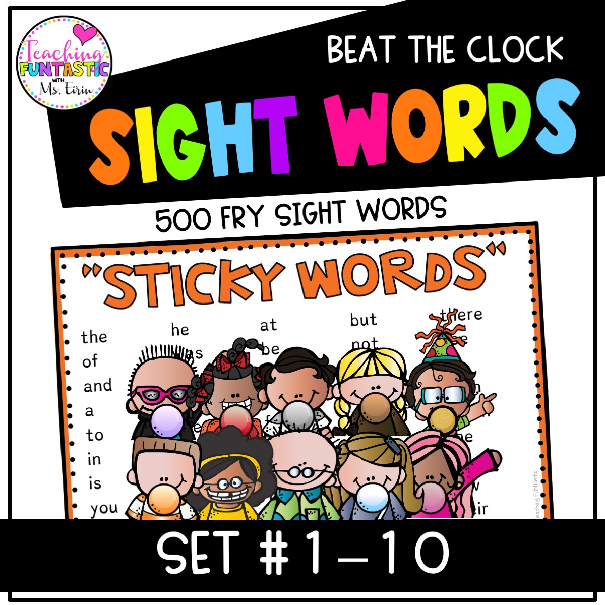 Slå klockan Högfrekventa ord på svenska Teaching Funtastic