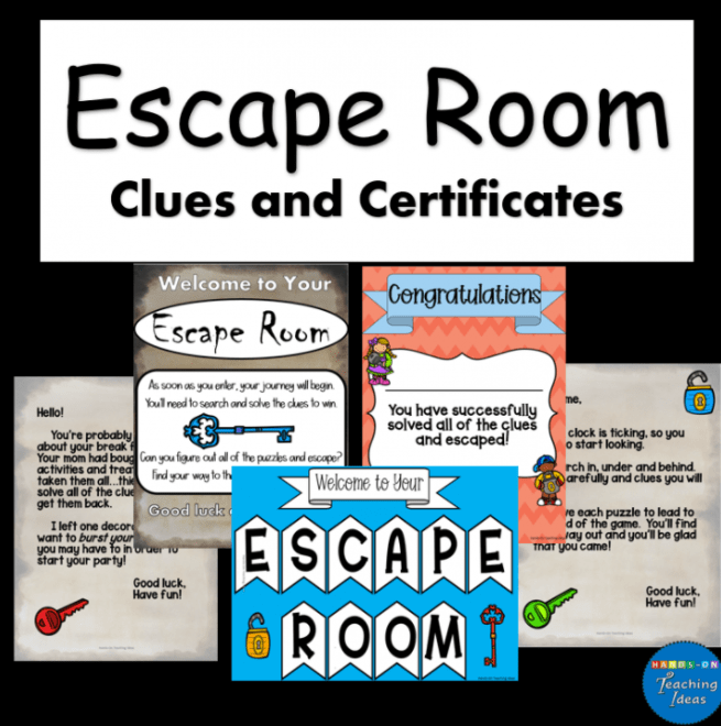 3 Best Escape Rooms for Kids Puzzles Clues Ideas