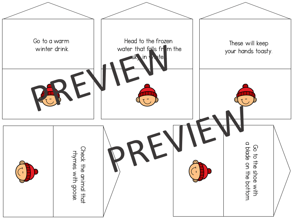 Winter Escape Room Game/Puzzle HandsOn Teaching Ideas