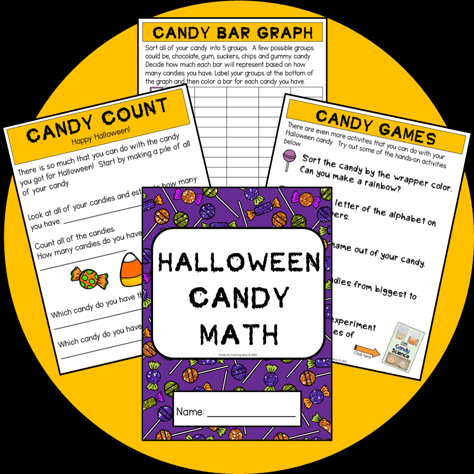 Easy Halloween Math Activities with Candy HandsOn Teaching Ideas