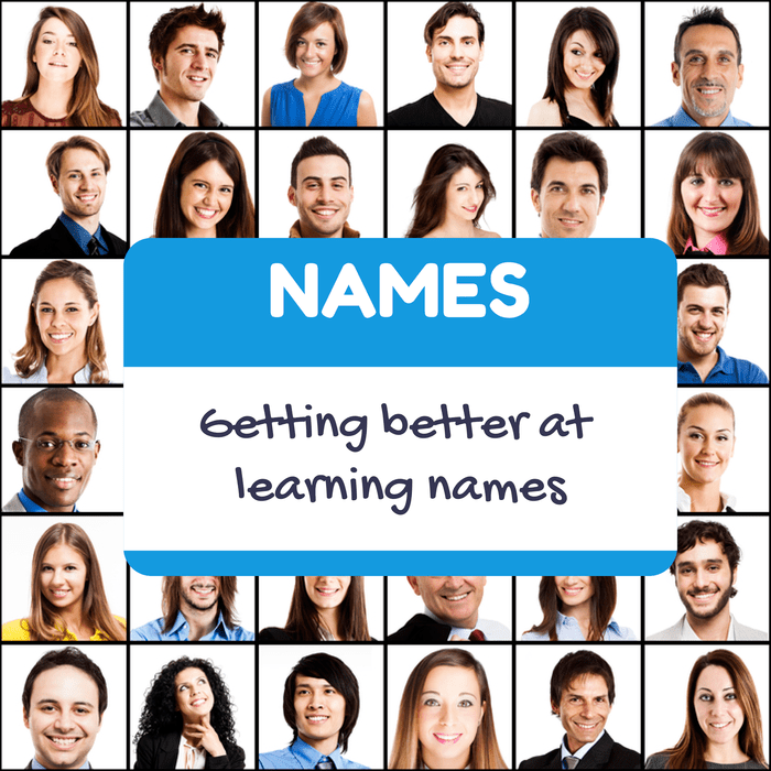 How to get better at learning names