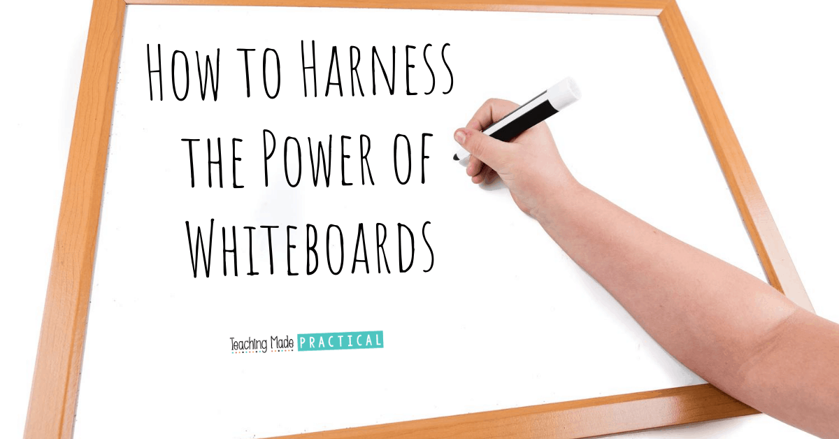Using Whiteboards and Dry Erase Markers in the Elementary Classroom