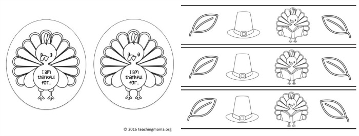 Thankful Turkey Hats