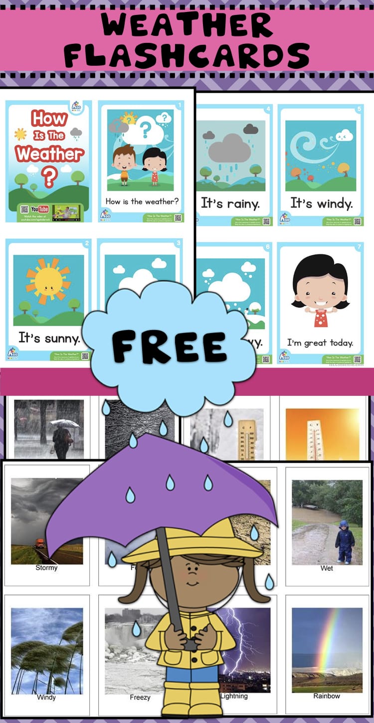 FREE weather Flashcards