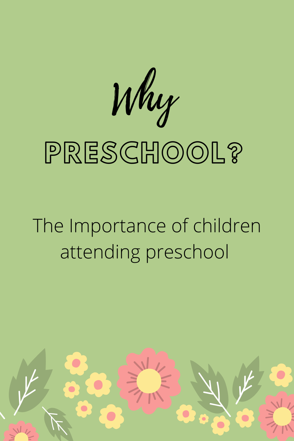 whypreschool_ Teaching Peaches Inc