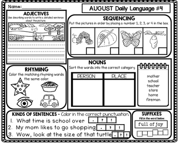 Free Ela Morning Work For 2Nd Grade - Teaching Second Grade