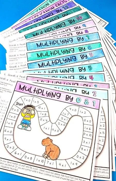 Multiplication Strategy - Homework Games - Teaching Trove