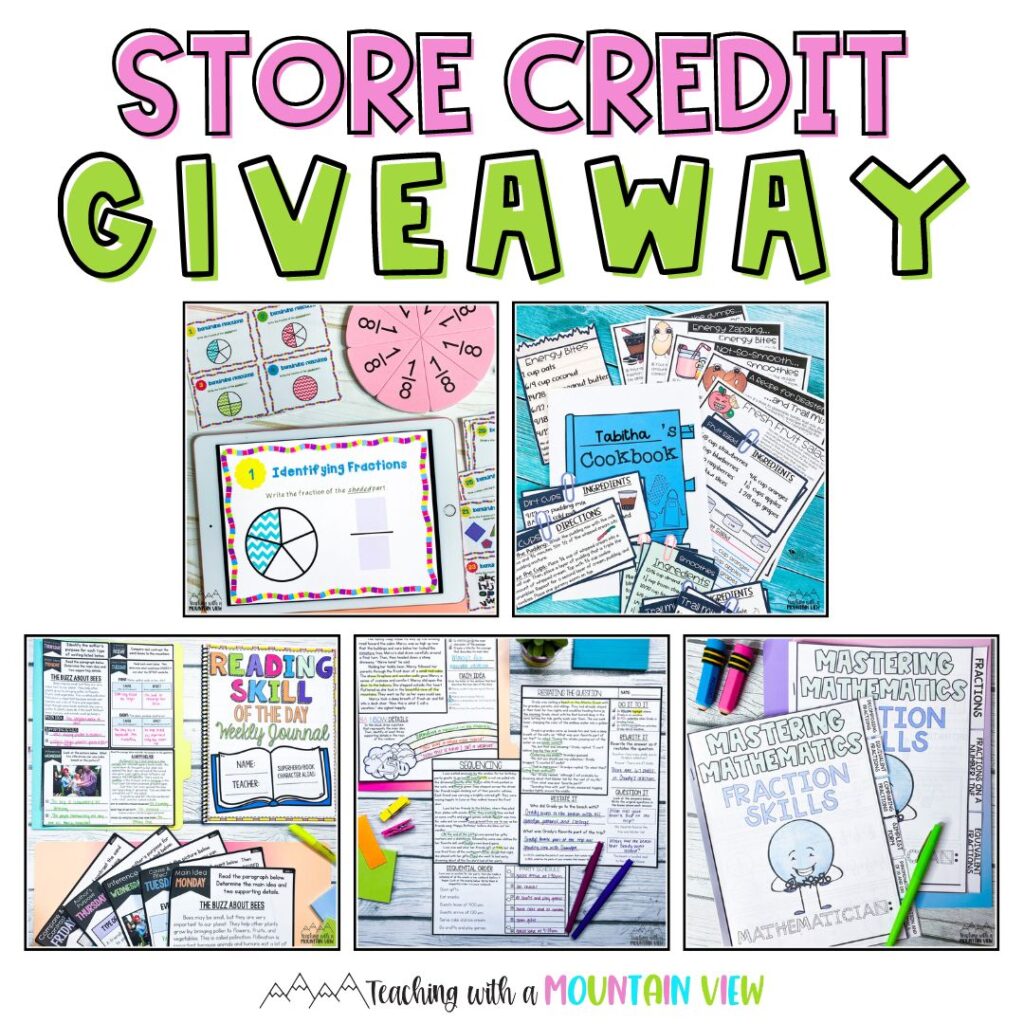 Teacher Appreciation Week 2023 Giveaways Teaching with a Mountain View