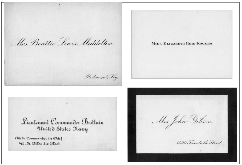 What has replaced 19th Century Parlors and Calling Cards? Teaching