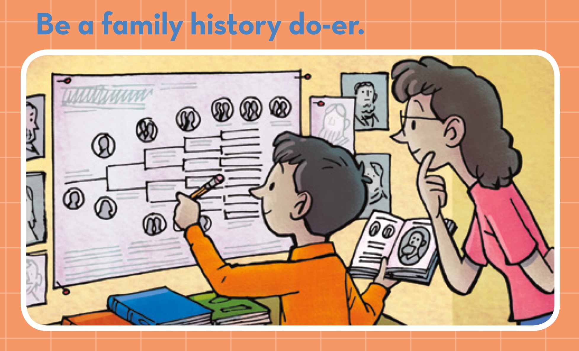 Family History Clipart Teaching Children