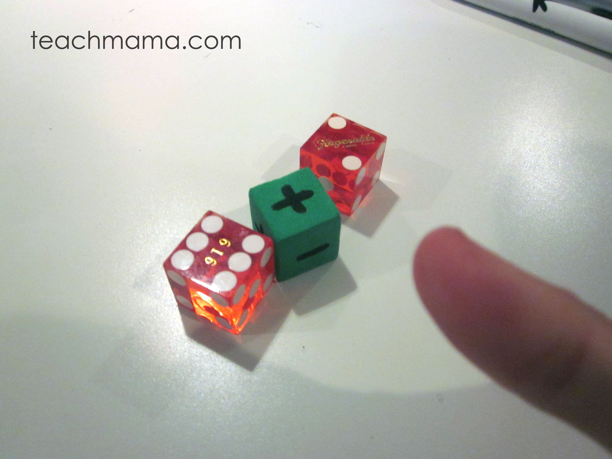 practicing math facts with crazy, mixedup dice math games for kids