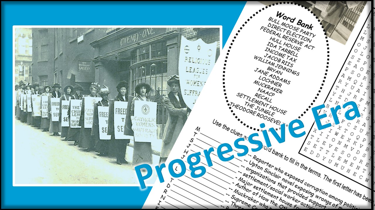 Progressive Era Review Puzzle (Free Download) Teach 'n Thrive
