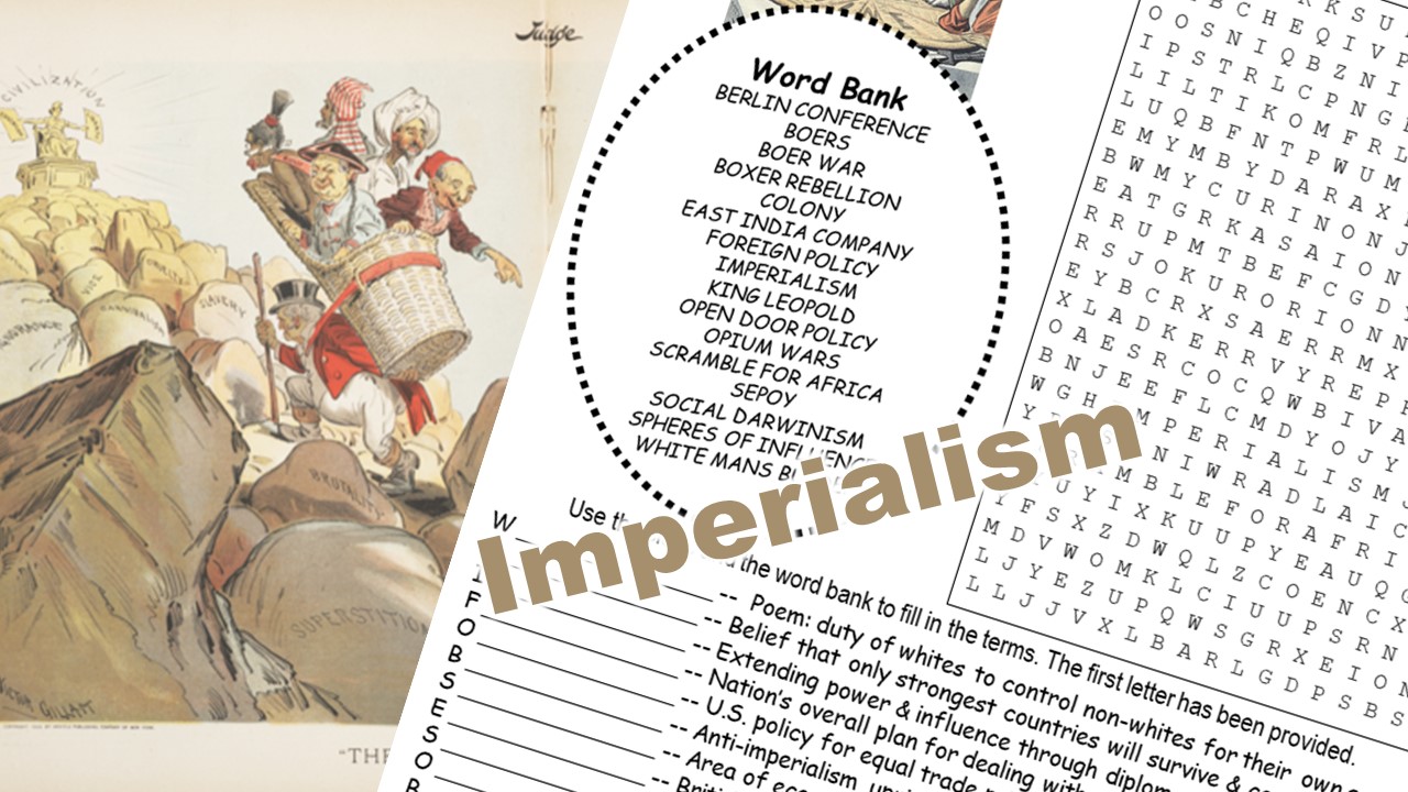 Imperialism Word Puzzle Review (Free Download) Teach 'n Thrive