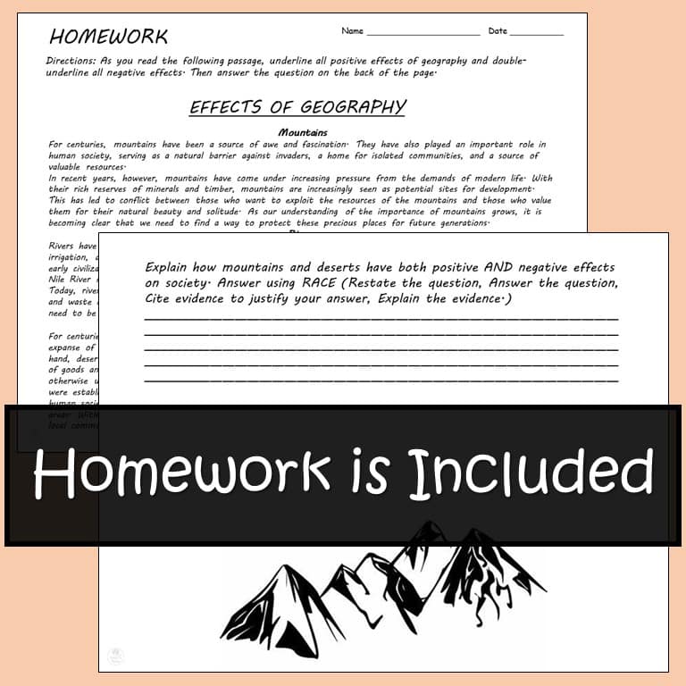 Geography How Do Humans Adapt to Their Environment? Document Analysis