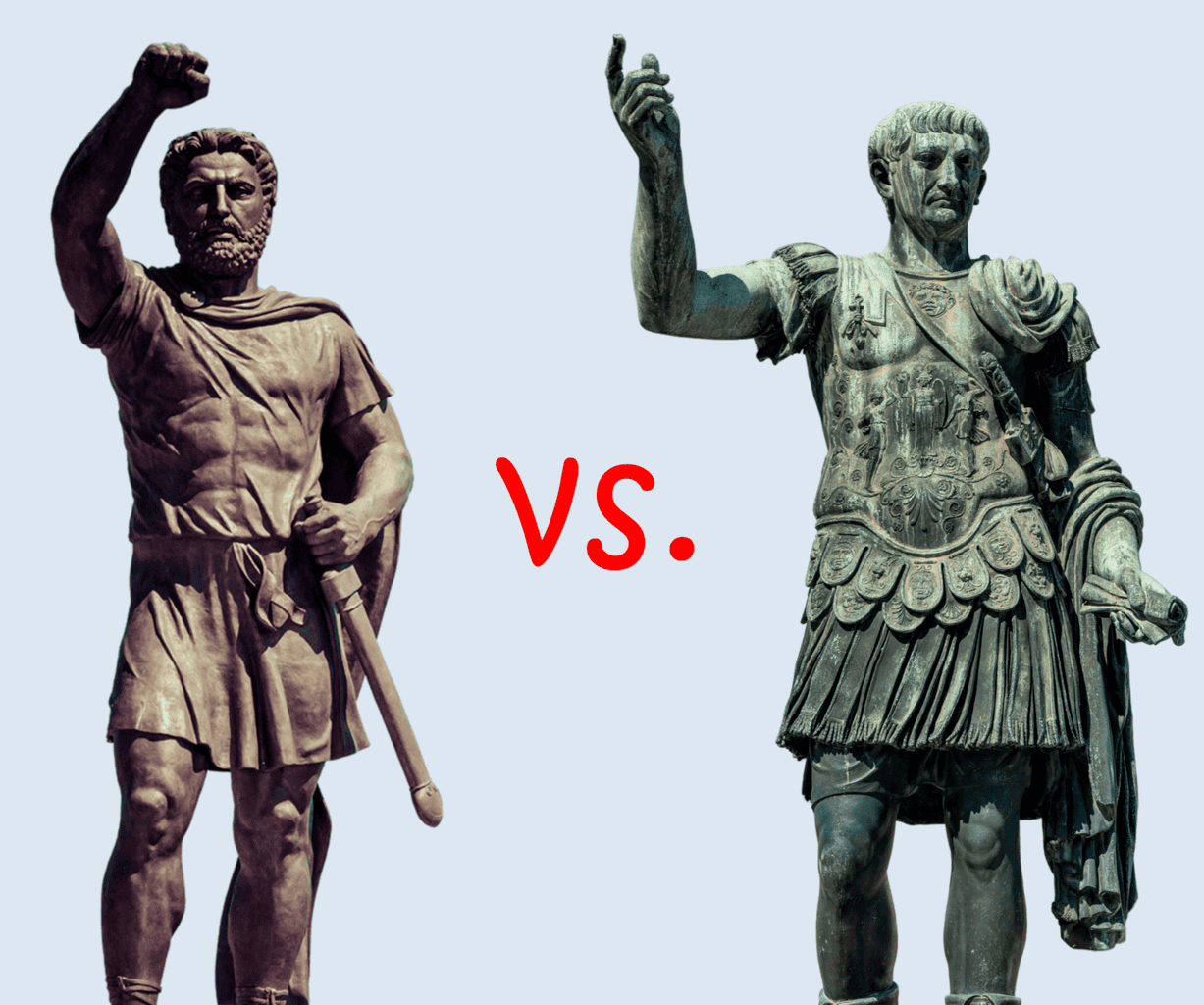 Leadership Showdown: Alexander the Great vs. Julius Caesar