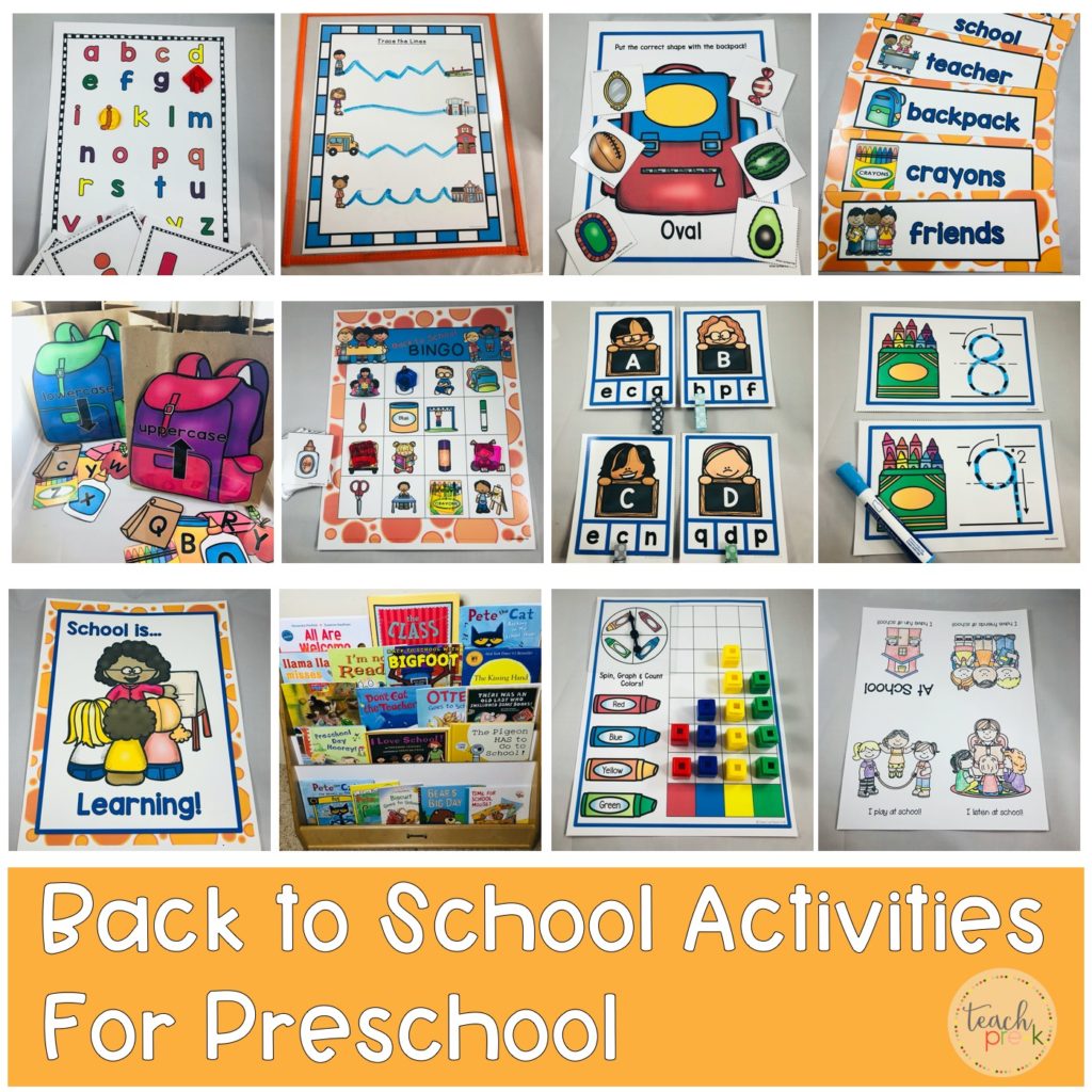 preschool back to school lesson plan Archives Teach PreK