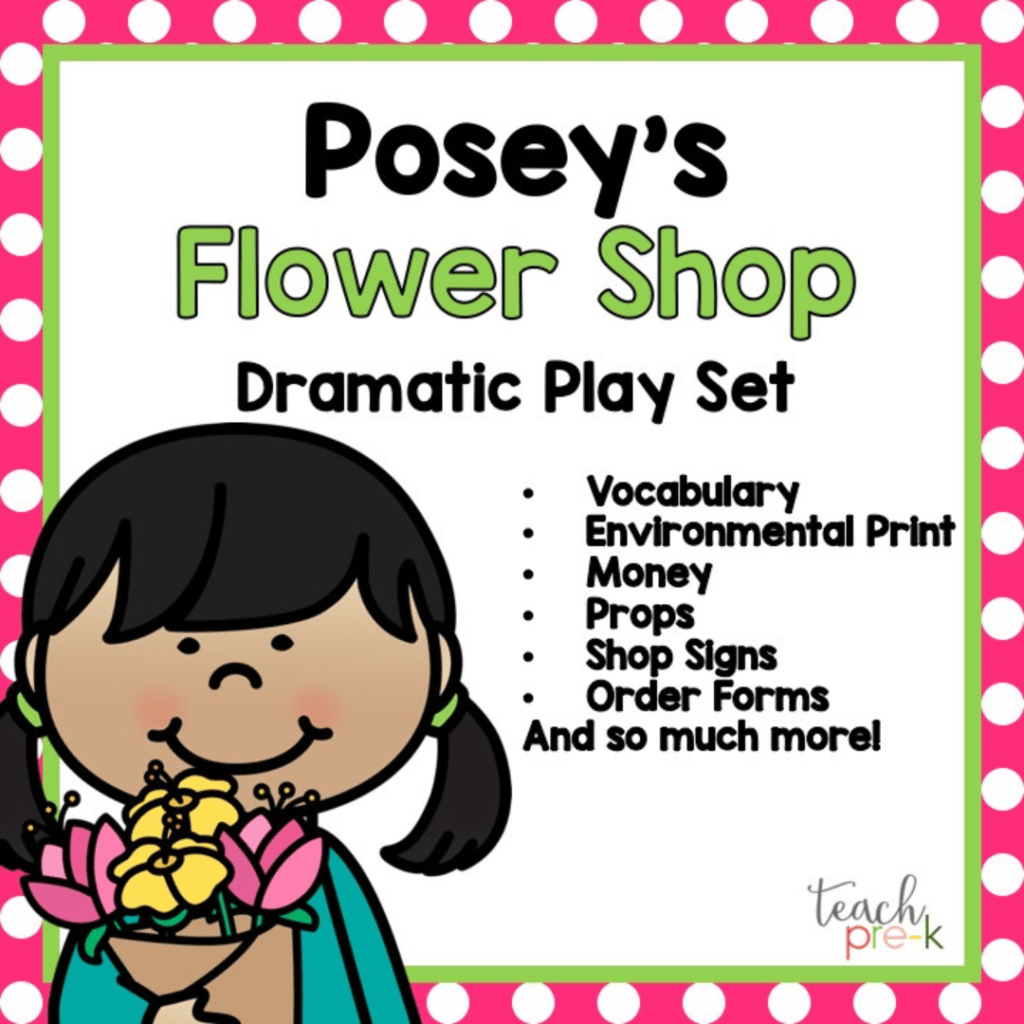 Dramatic Play Center Flower Shop Teach PreK